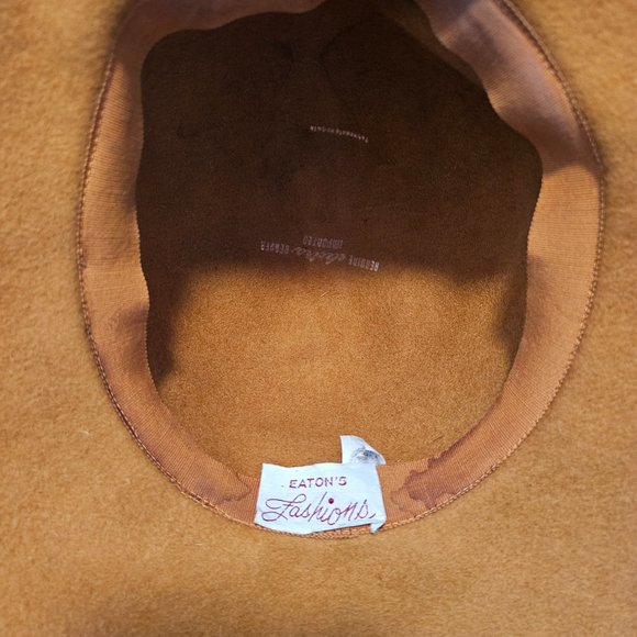 👩‍🌾🤎 Vintage Eaton's Wool Hat 1960’s - Picture 5 of 5